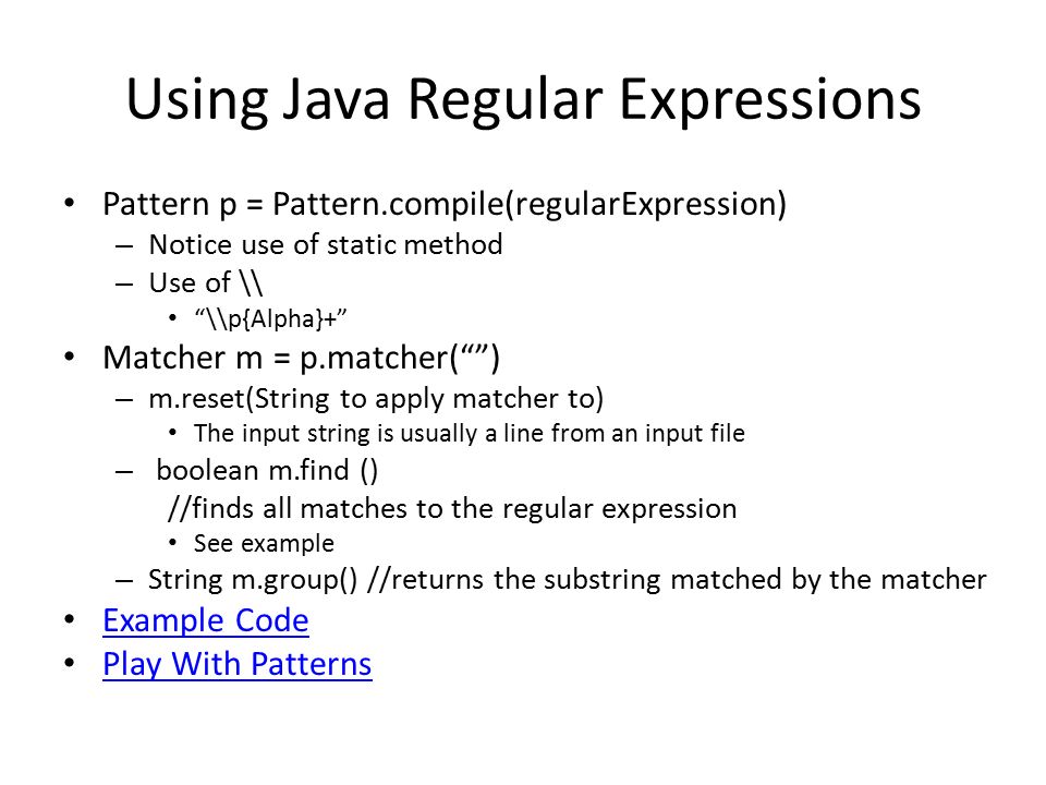 Java Regex Example Matcher Lostbody Best Java Pattern Compile Java Regex Example Matcher Lostbody Best Java Pattern Compile