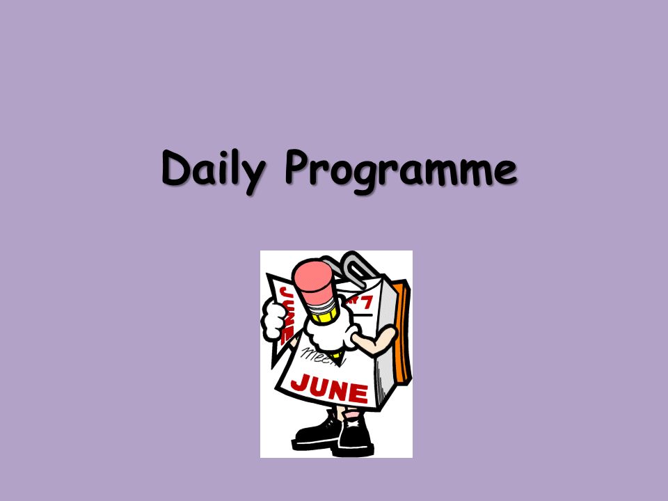 Daily Programme