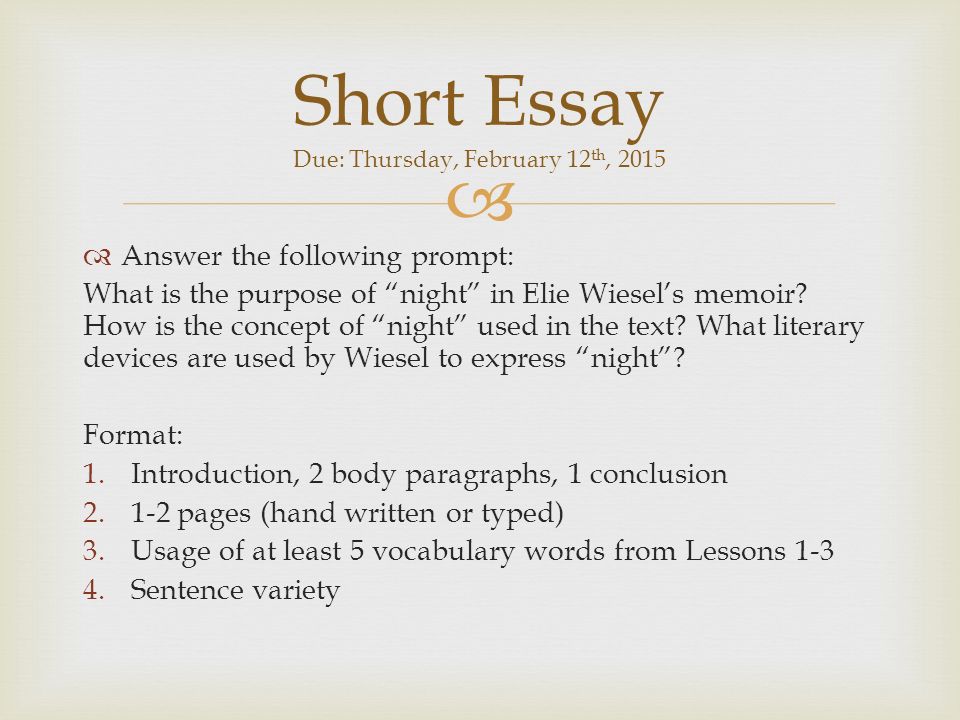 elements of literary essay elements of literary essay