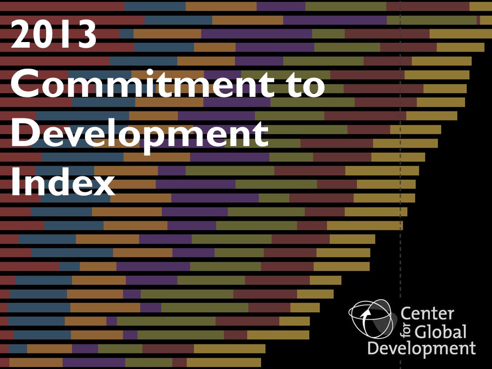 2013 Commitment to Development Index