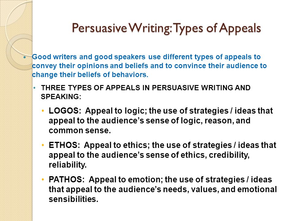 Persuasive Essay Questions
