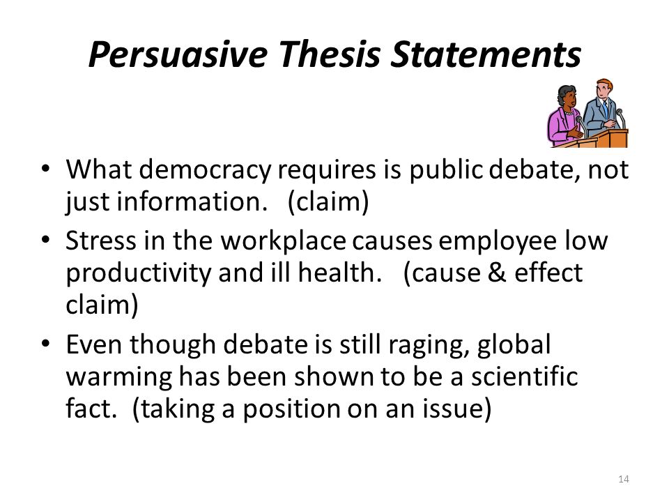 Thesis Statement For Research Paper