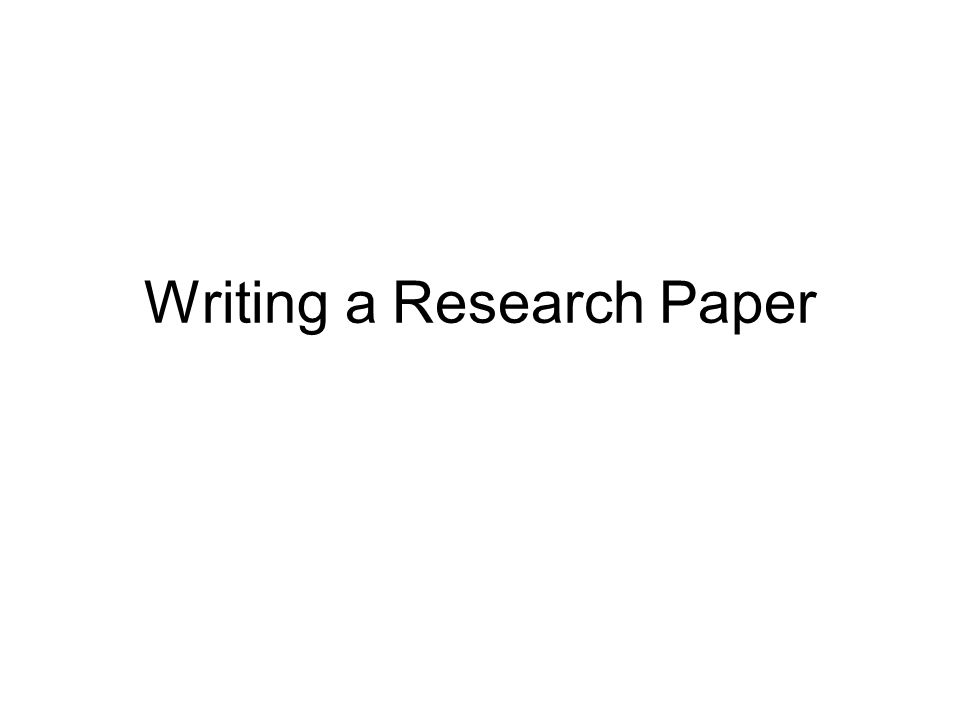 write a research paper for college write a research paper for college