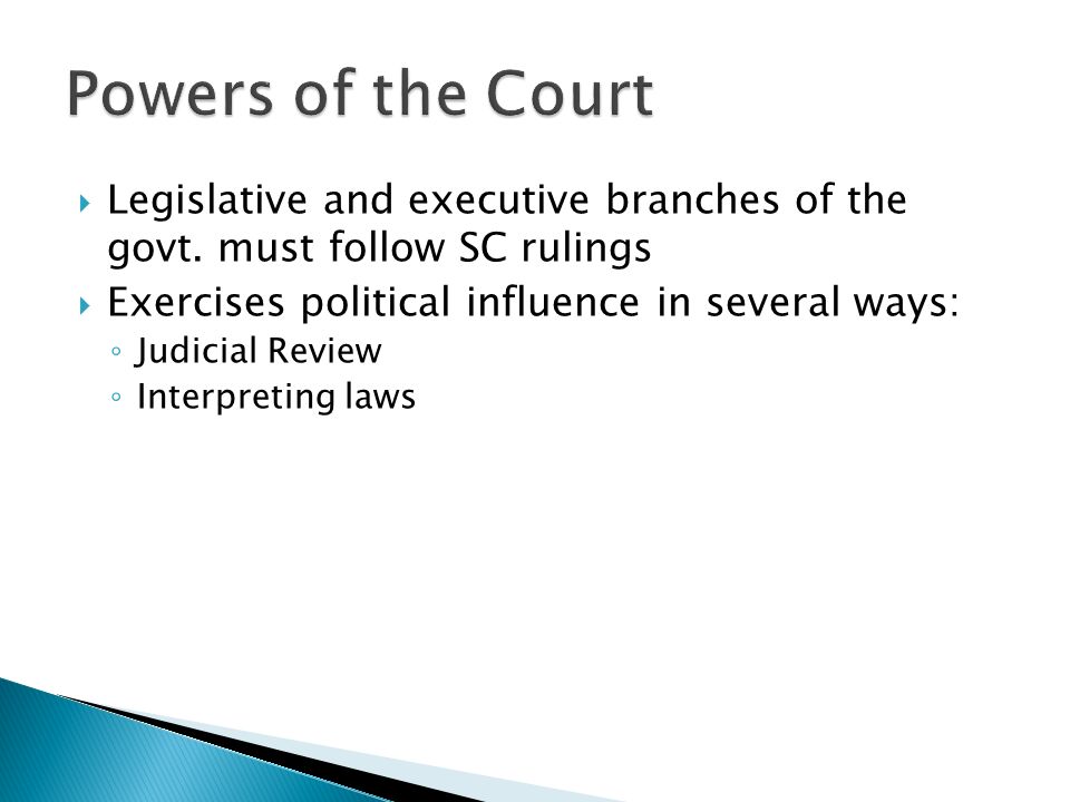  Legislative and executive branches of the govt.