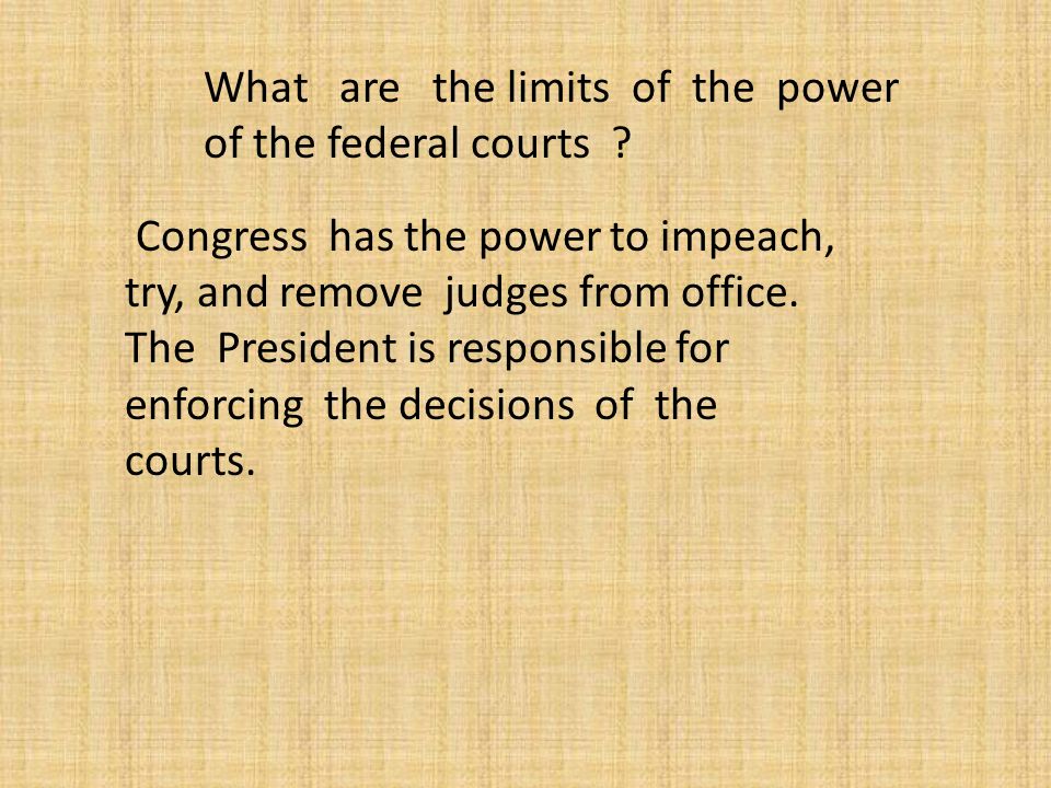 What is the power of Judicial Review . Declare that a law made by Congress is not constitutional.