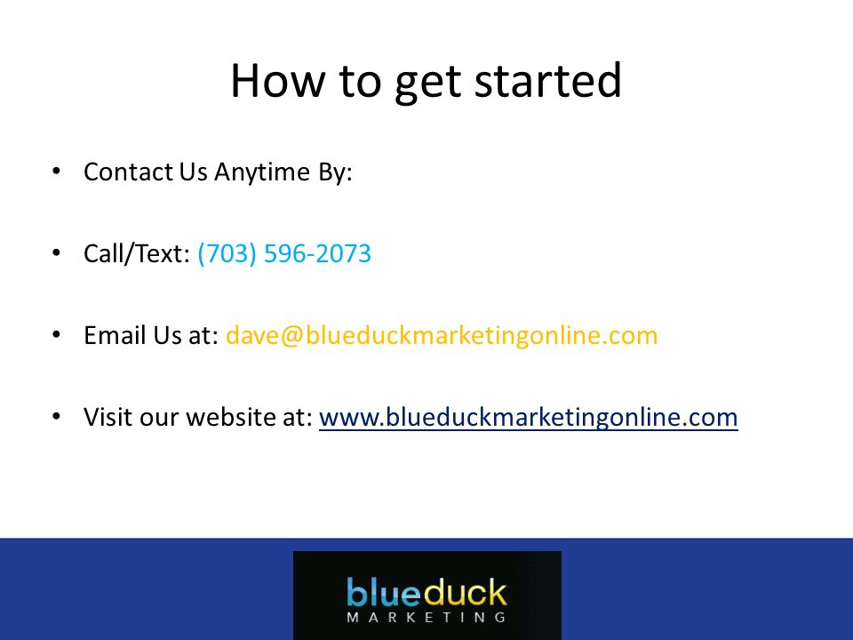 How to get started Contact Us Anytime By: Call/Text: (703) Us at: Visit our website at:   Myappcompany.com (555)