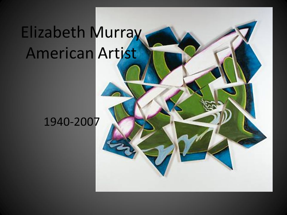 Elizabeth Murray American Artist