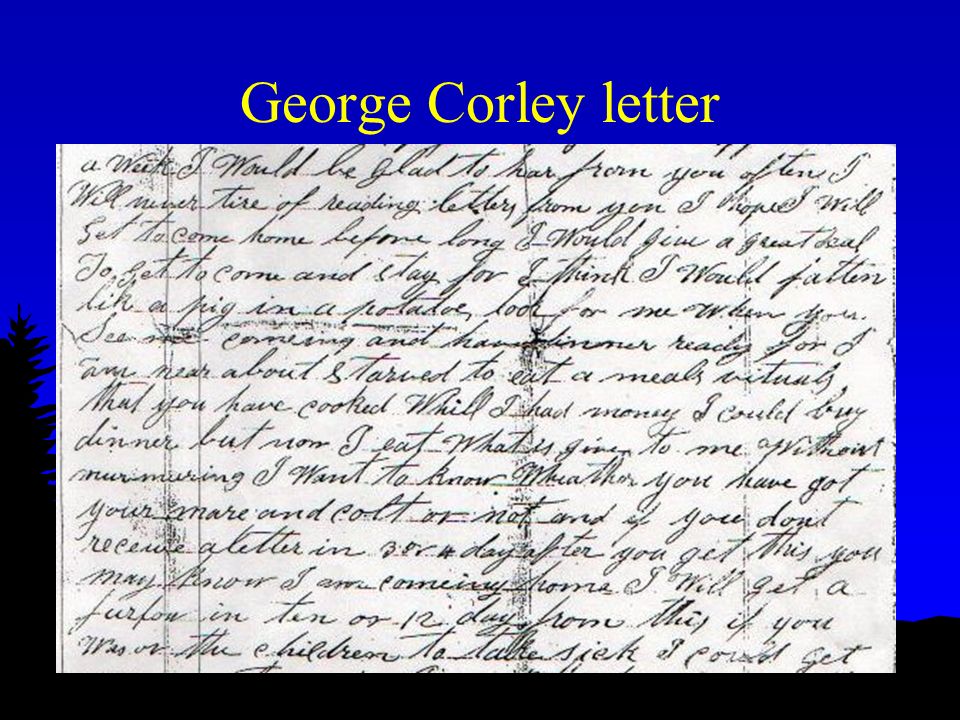 George Corley letter page 2
