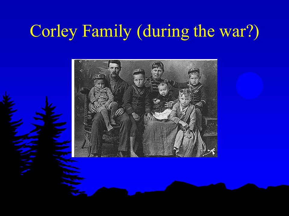 CORLEY Family  l Alan, It s really great to hear from you.