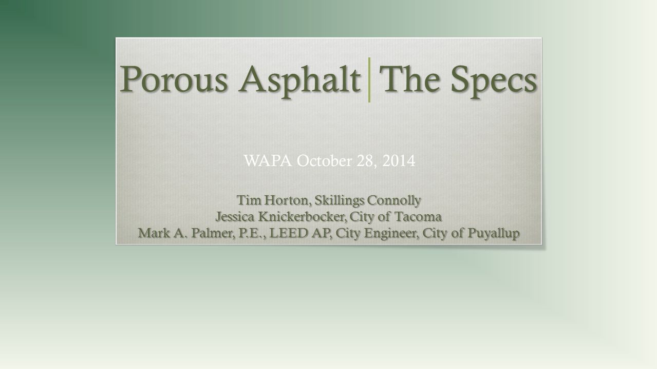 asphalt engineer
