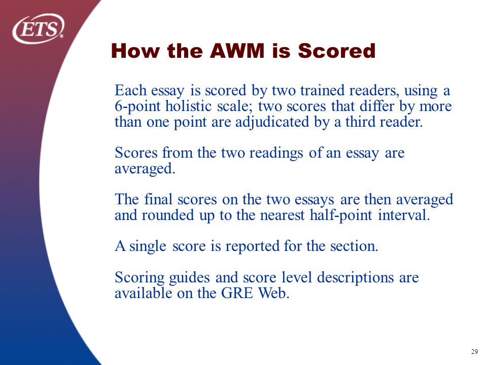 Gre Argument Essay Sample