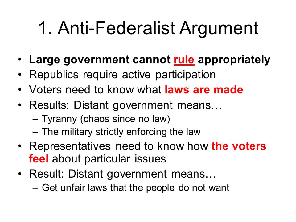 anti federalist arguments the needed balance Do we really need a which side had the best argumentthe federalists or the anti balance 1_balance federalists and anti-federalists enter the time. anti federalist arguments the needed balance Do we really need a which side had the best argumentthe federalists or the anti balance 1_balance federalists and anti-federalists enter the time.