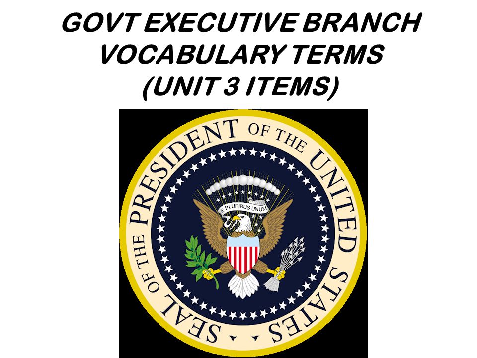 executive branch symbol