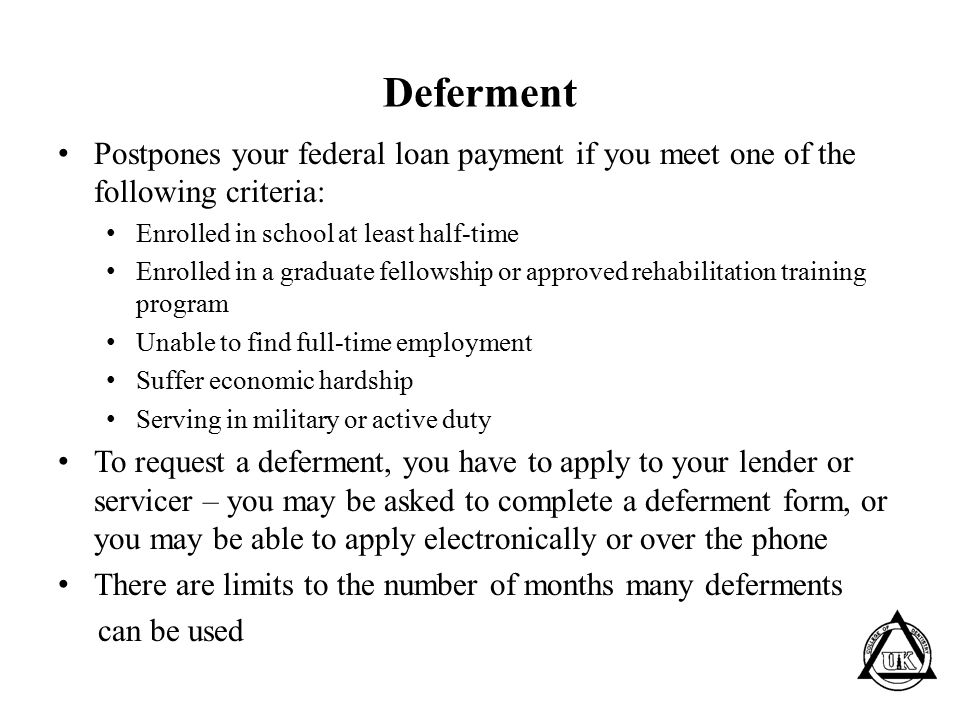 exit counseling for student dentists orthodontist and periodontist sallie mae deferment form