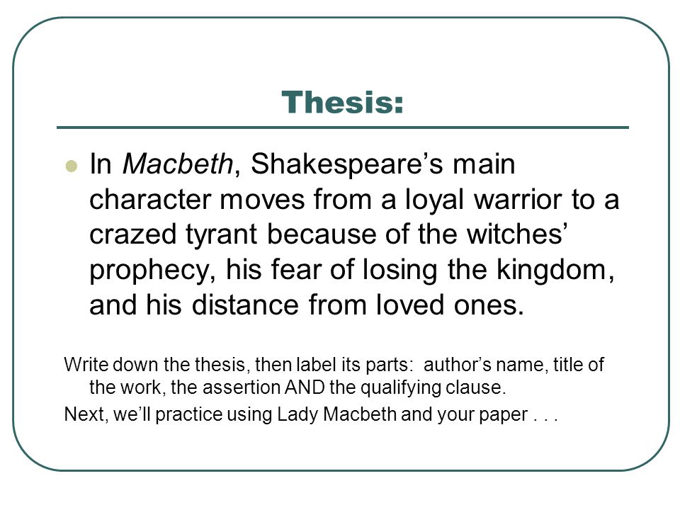 comparative essay between macbeth and a comparative essay between macbeth and a