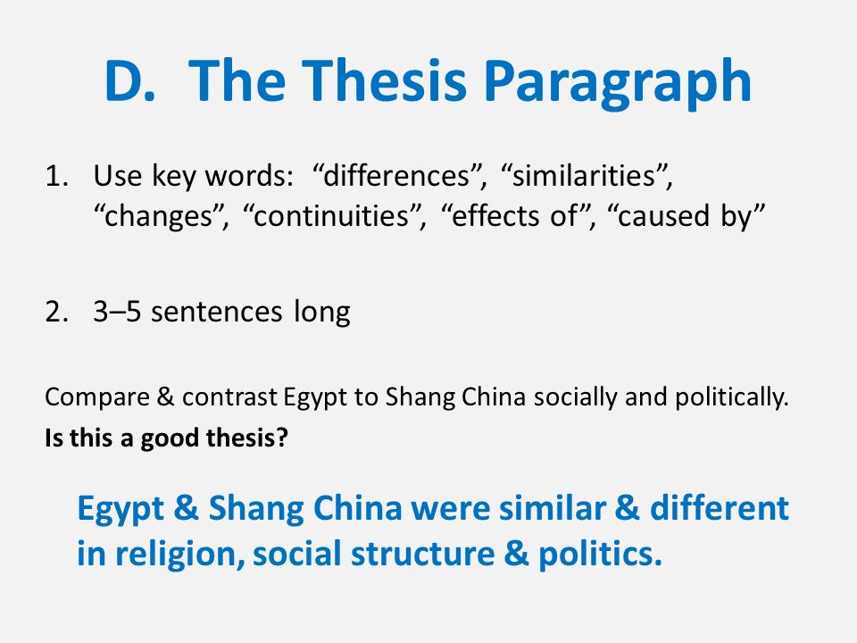 essay structuring ccot essays ap