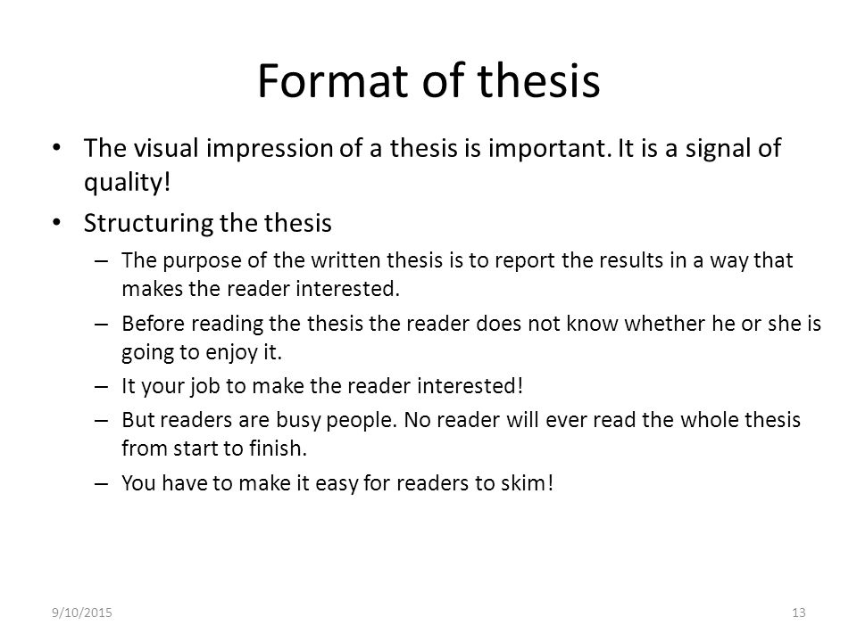 Conclusion In Thesis