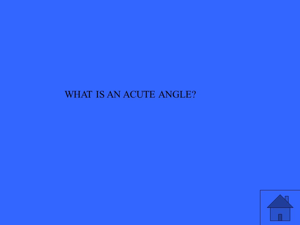 WHAT IS AN ACUTE ANGLE