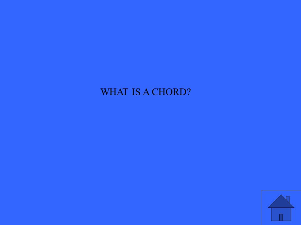WHAT IS A CHORD