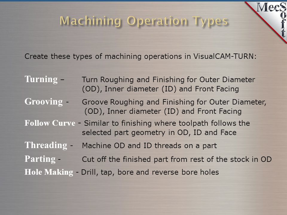 Manage CAM data using the Machining Operations Browser.