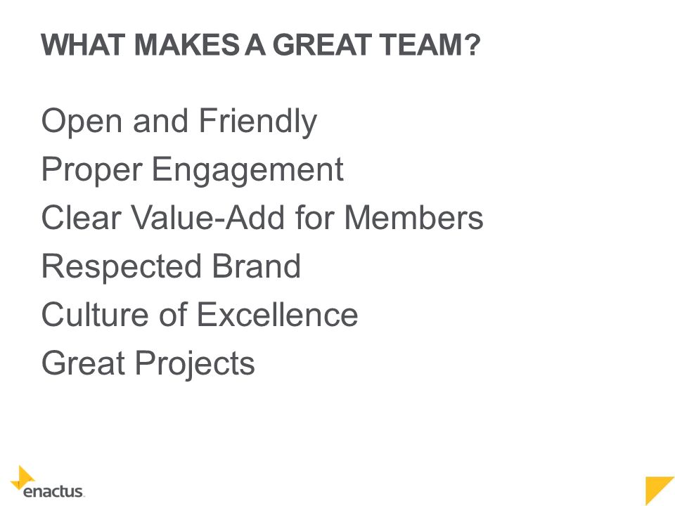 what makes a good team