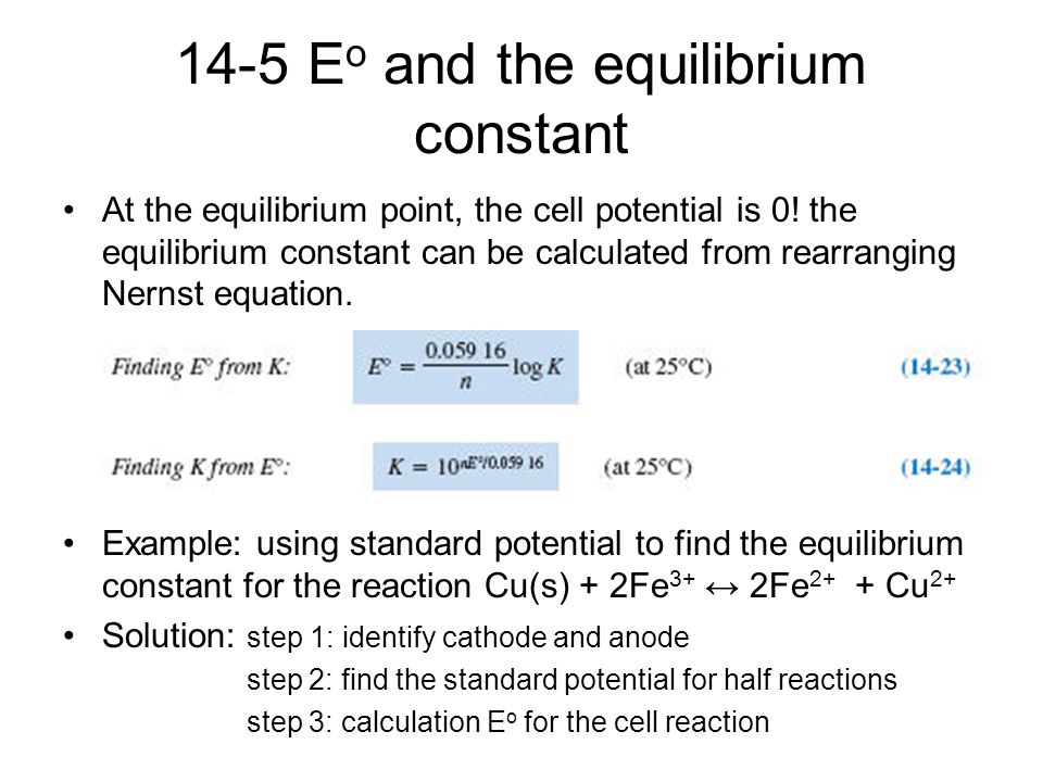 Chemistry Analytical Fall Lecture Chapter 14 14 5