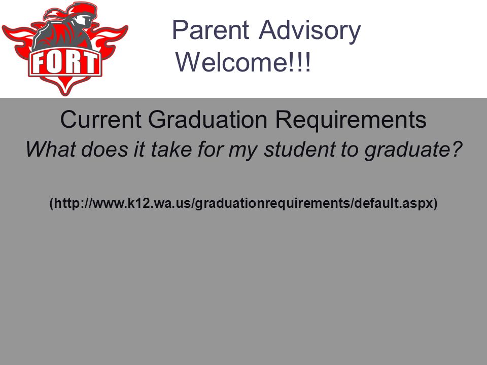 Parent Advisory Welcome!!.