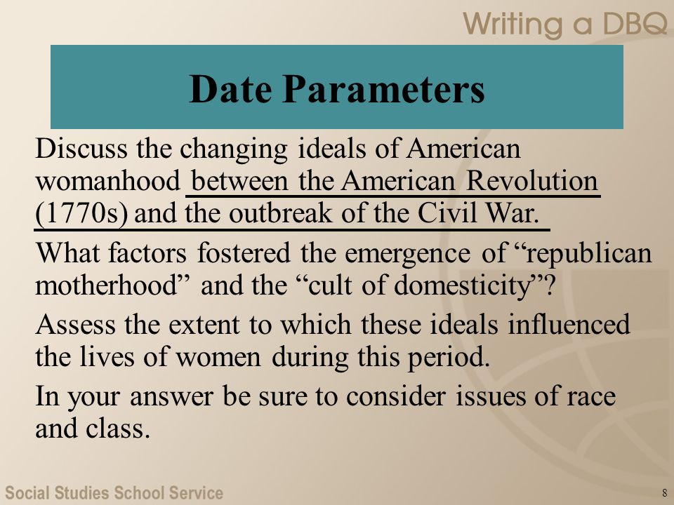dbq essay mechanization of cotton In the free-response section of the ap world history exam, all students are asked to answer three constructed-response (essay) questions: part a — an essay that requires comparison and analysis of up to ten “documents” which can include texts, pictures, graphs, maps, etc—document based question (dbq) part b — an. dbq essay mechanization of cotton In the free-response section of the ap world history exam, all students are asked to answer three constructed-response (essay) questions: part a — an essay that requires comparison and analysis of up to ten “documents” which can include texts, pictures, graphs, maps, etc—document based question (dbq) part b — an.