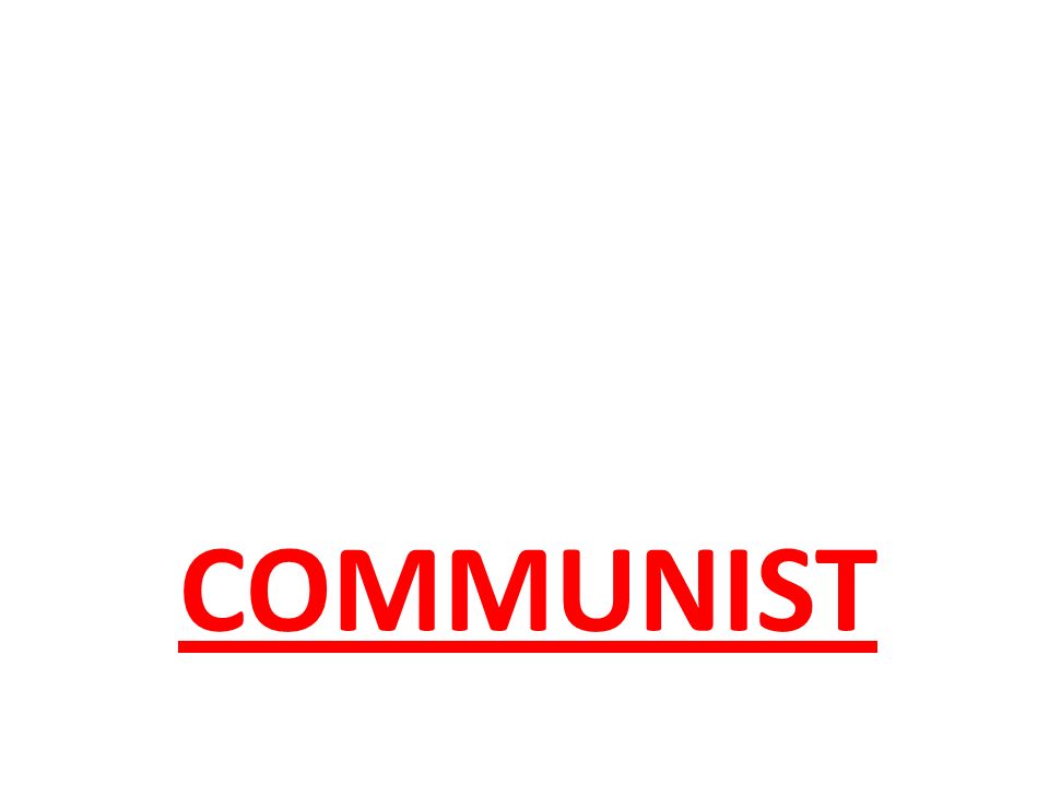 COMMUNIST
