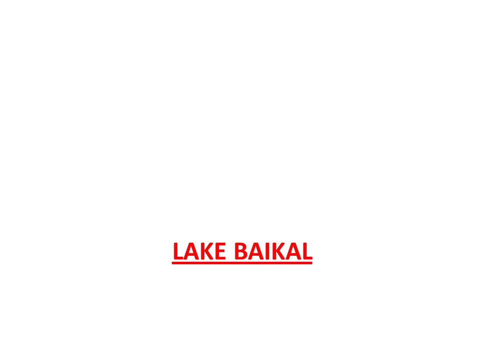LAKE BAIKAL