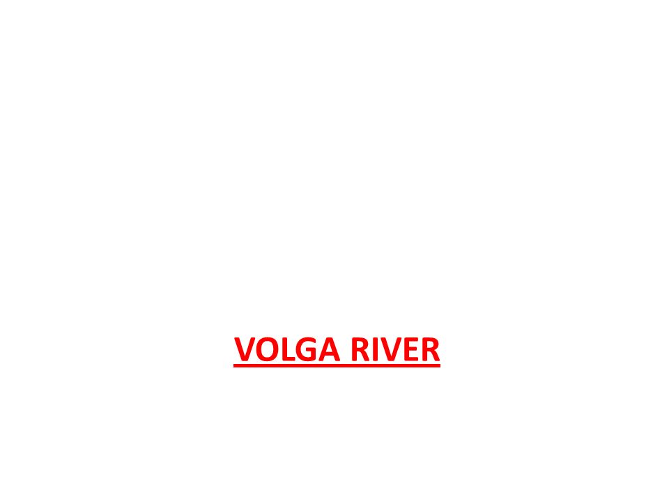 VOLGA RIVER