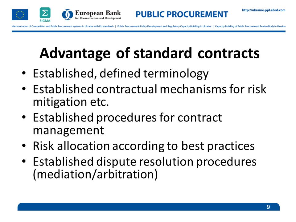 starndard contracts starndard contracts