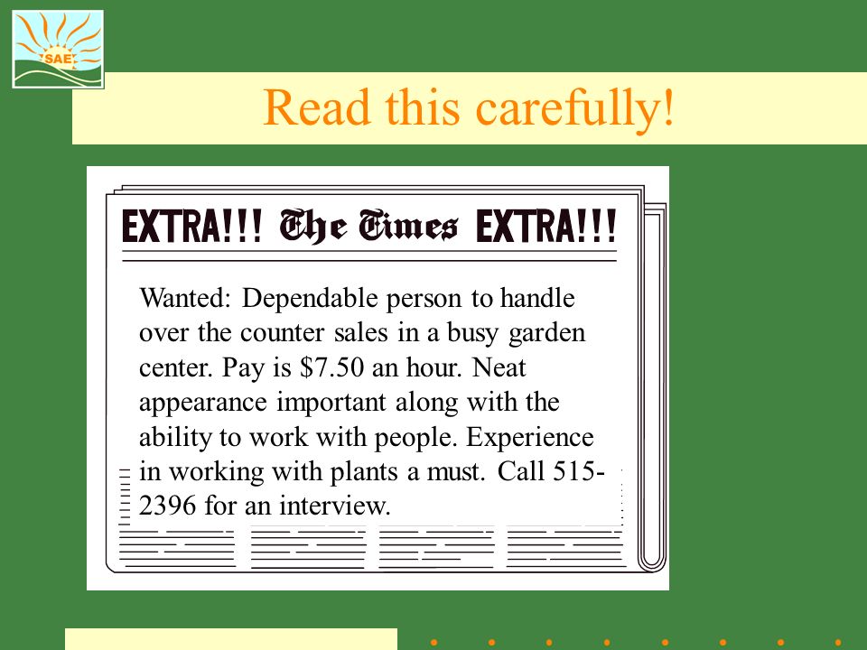 i have experience in working