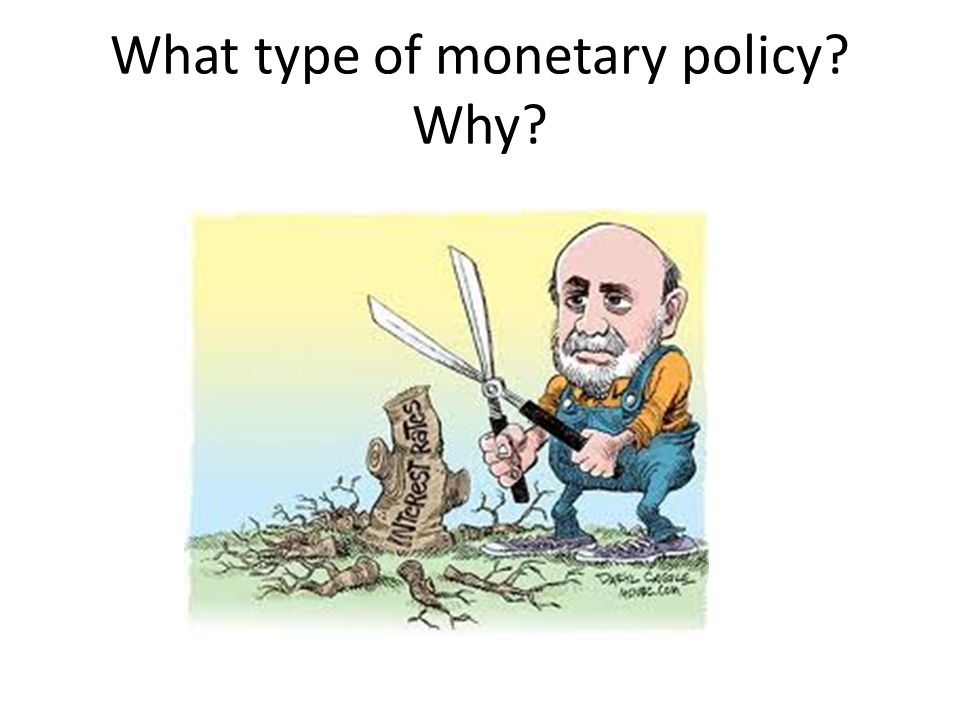 What type of monetary policy Why