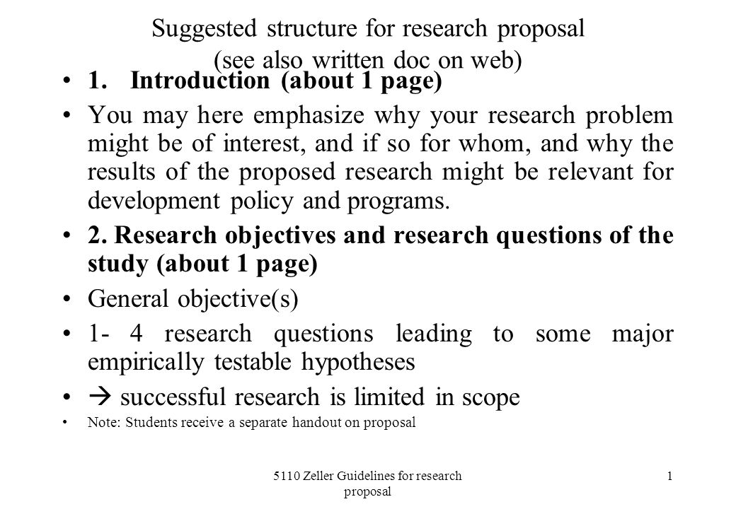 Developing the thesis or dissertation proposal