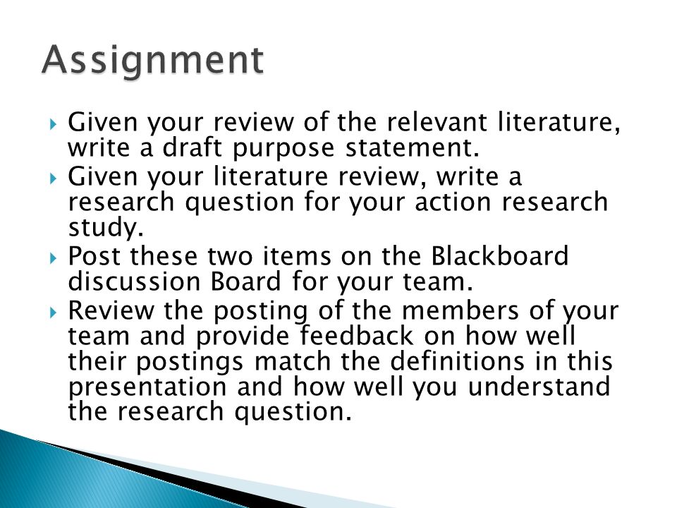 literature review for research literature review for research