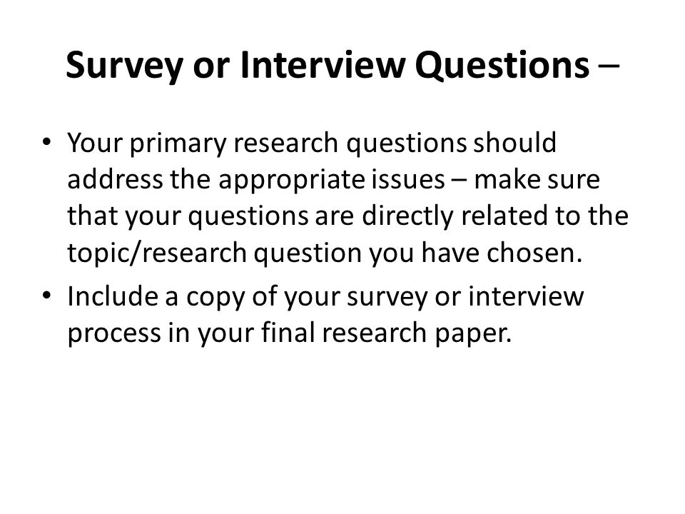 include interview research paper include interview research paper