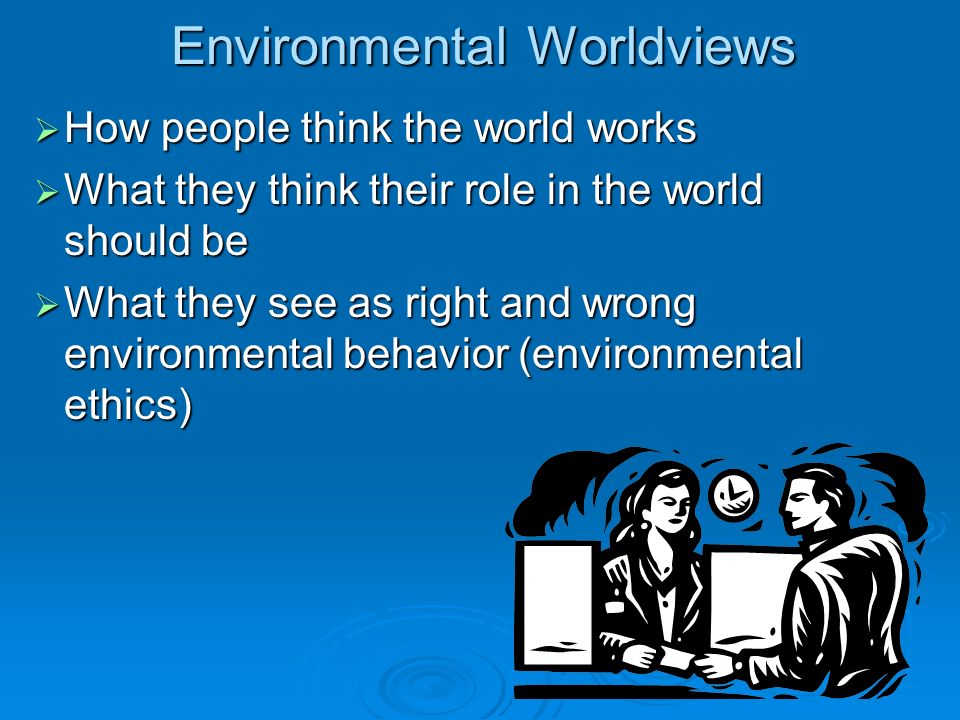 environmental worldview environmental worldview