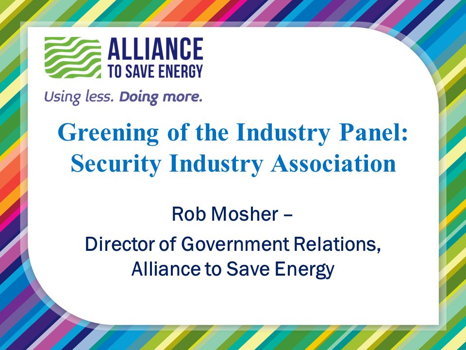 alliance to save energy