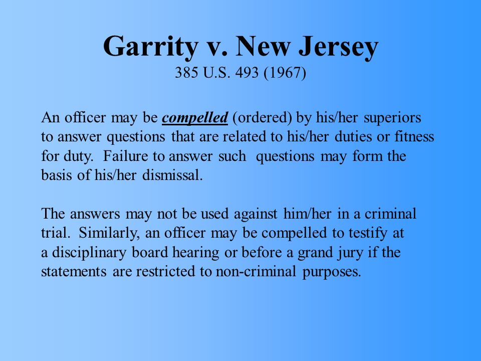 internal affairs office of the chief of police professional garrity warning form