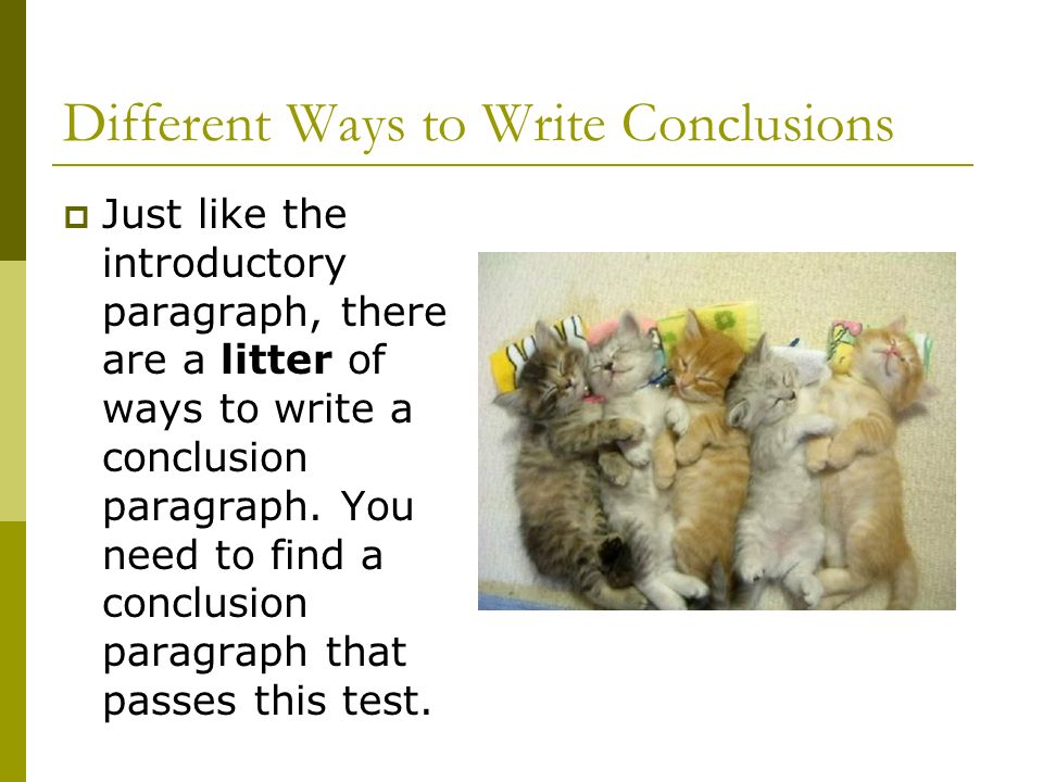 how to write a conclusion for an essay example