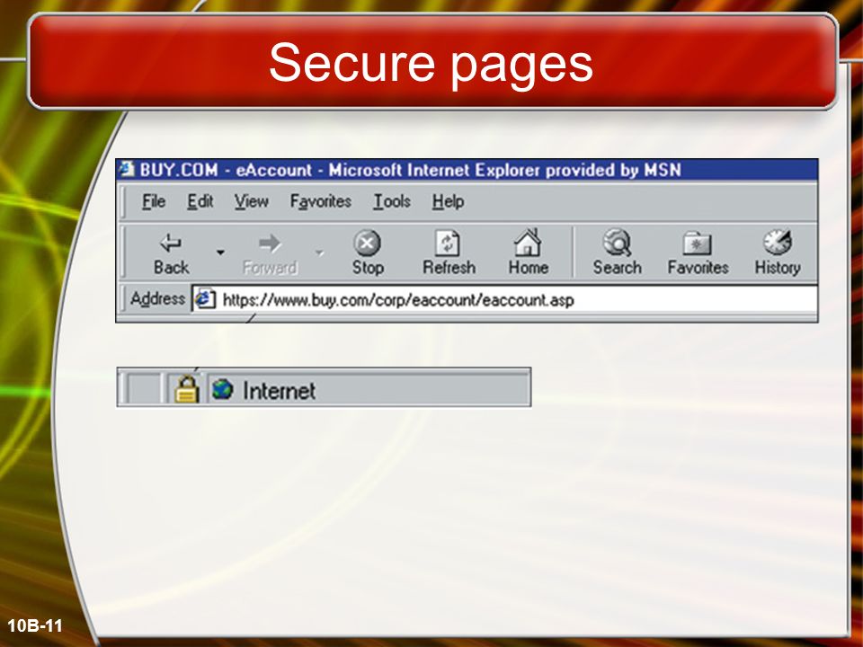 10B-11 Secure pages
