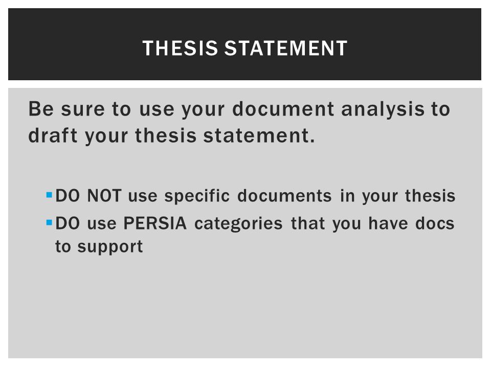 where does your thesis statement go How to write a thesis statement once your paper is finished, go back to your thesis and determine if it needs another revision community q&a search. where does your thesis statement go How to write a thesis statement once your paper is finished, go back to your thesis and determine if it needs another revision community q&a search.