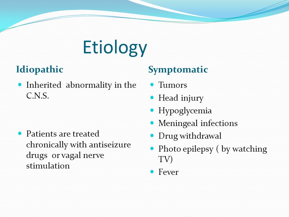 Epilepsy and hypoglycemia