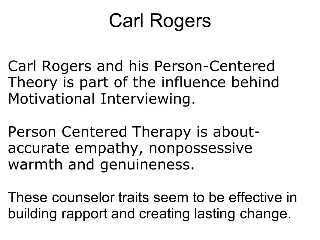 carl roger transcript carl roger transcript
