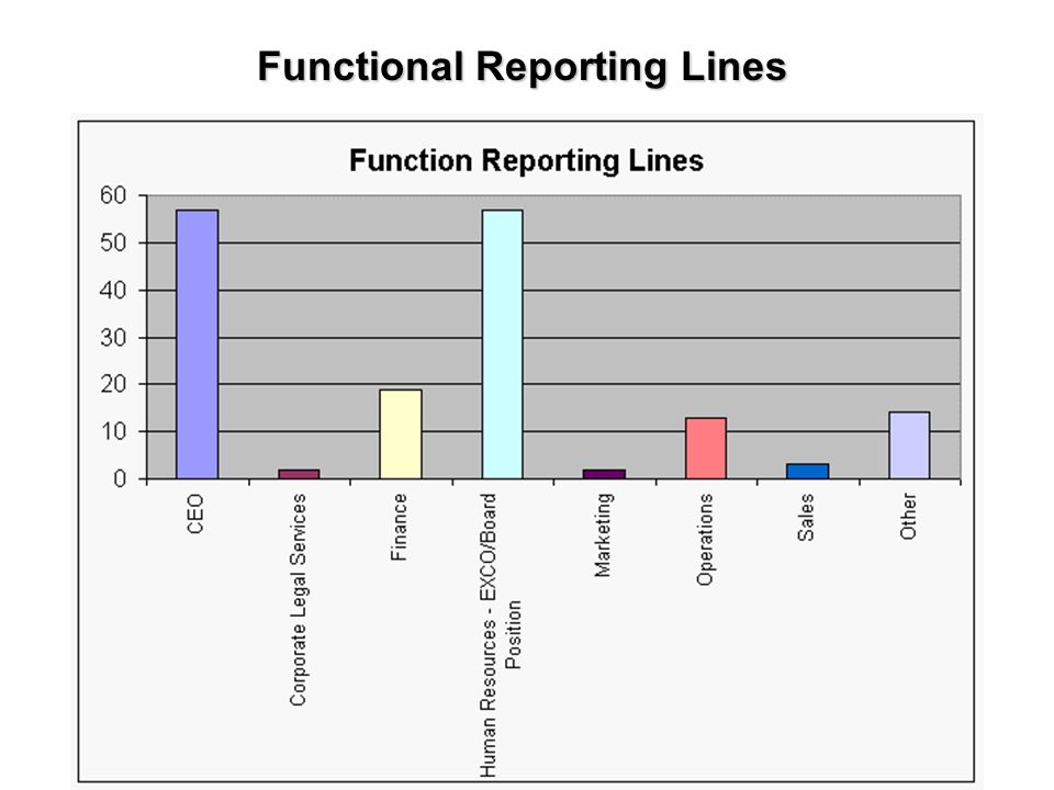 Functional Reporting Lines