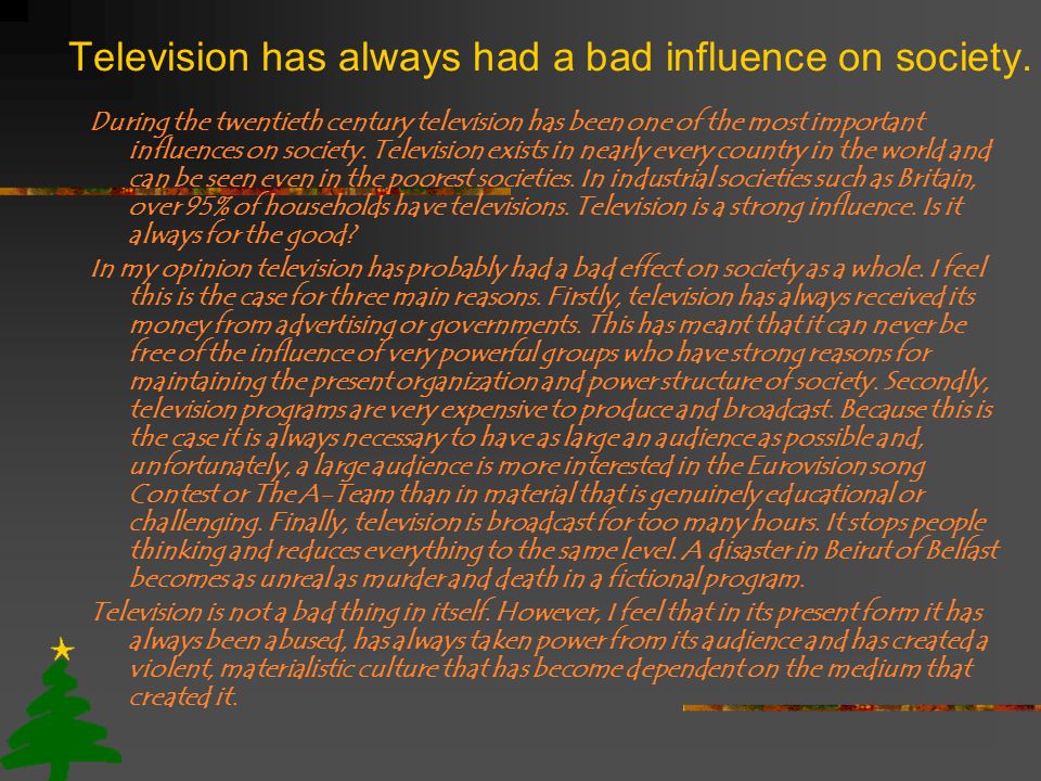 essay about television influence essay about television influence
