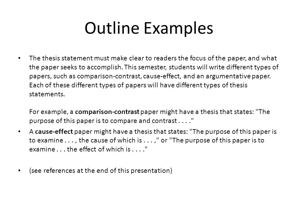 examples of a compare and contrast essay