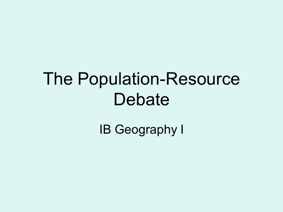 Free essay on population a human source