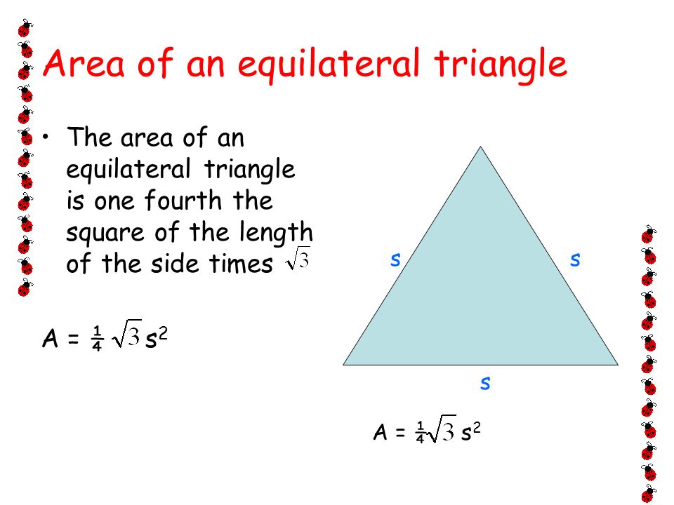 Equilateral Triangle Area Equation Talkchannels Equilateral Triangle Area Fedinvestonline